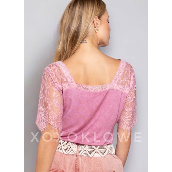 POL Pink Premium Tee Buttery Soft Relaxed Fit - Picture 6 of 16